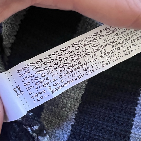 Nyla Black and Gray Pullover Half Zip Sweater - Picture 5 of 6